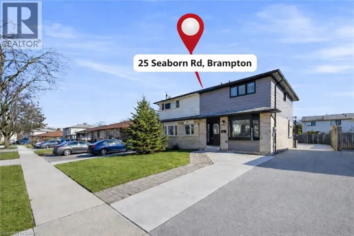 25 SEABORN Road, Brampton, Ontario L6V2B8