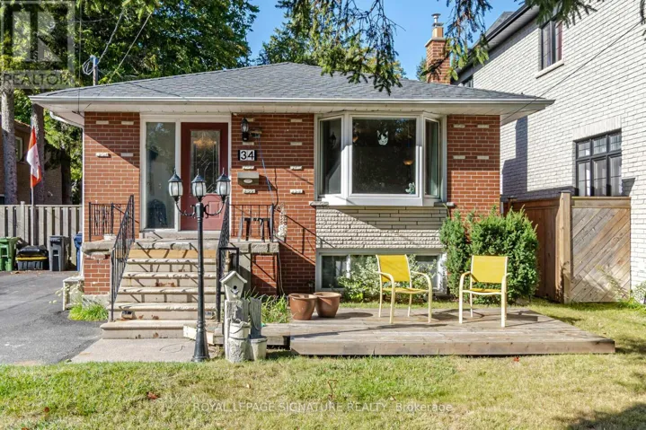 34 IVAN ROAD, Toronto (Centennial Scarborough), Ontario M1C1V2