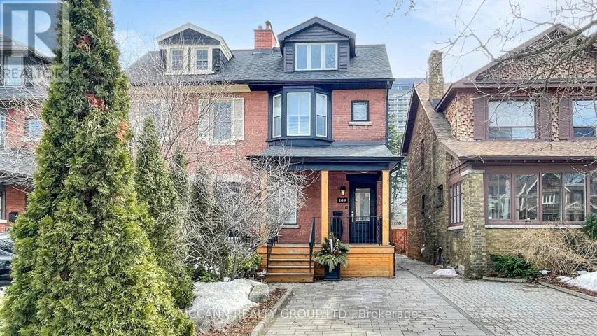 109 SHERWOOD AVENUE, Toronto (Mount Pleasant East), Ontario M4P2A6
