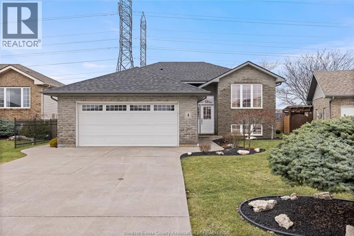 4 HOMESTEADS DRIVE, Tilbury, Ontario N0P2L0