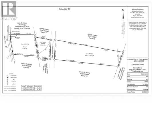 600-612 Marine Drive, Outer Cove, Newfoundland & Labrador A1K4C1