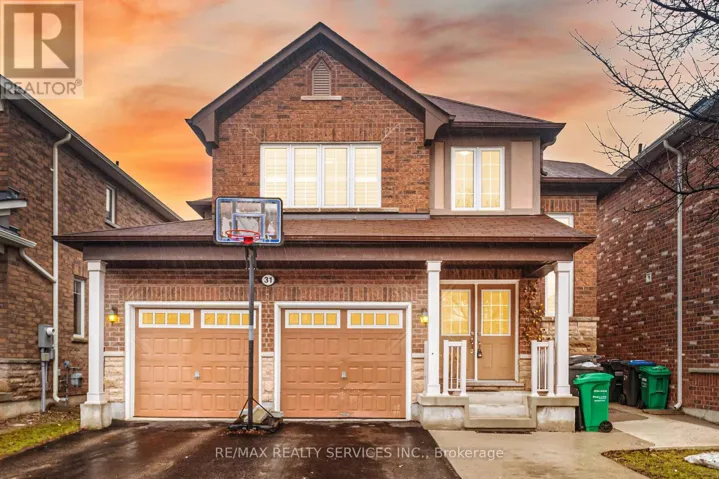 31 MIRACLE TRAIL, Brampton (Northwest Brampton), Ontario L7A0Y4