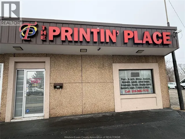 1501 TECUMSEH ROAD West Unit# 2, Windsor, Ontario N9B1T9