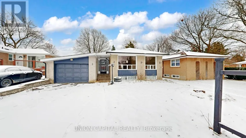 3 VALIA ROAD, Toronto (West Hill), Ontario M1E3V9