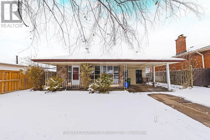71 HOOVER CRESCENT, Hamilton (Balfour), Ontario L9A3H2