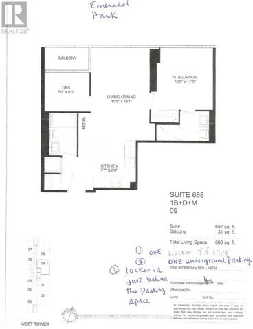 1609 - 11 BOGERT AVENUE, Toronto (Lansing-Westgate), Ontario M2N0H4