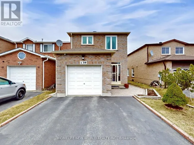 139 GALBRAITH CRESCENT, Markham (Milliken Mills East), Ontario L3S1H8