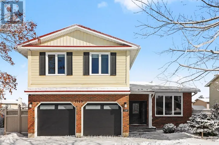 1149 BEAUJOLAIS CRESCENT, Ottawa, Ontario K1C2H5