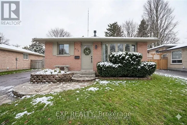 MAIN FL - 270 HIGHVIEW CRESCENT, London South (South O), Ontario N6J4E3