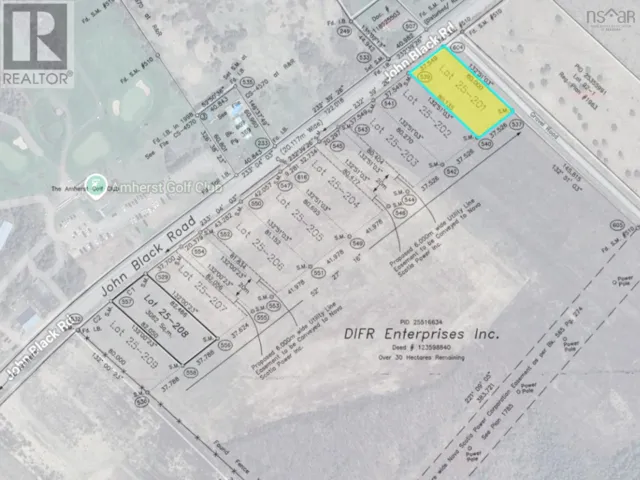 Lot 25-201 John Black Road, East Amherst, Nova Scotia B4H3Y3