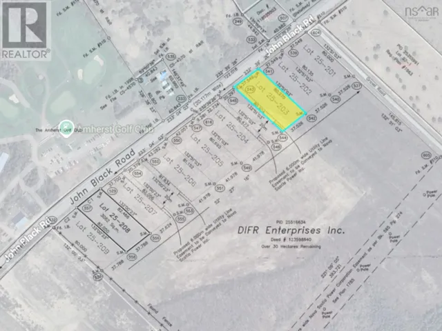 Lot 25-203 John Black Road, East Amherst, Nova Scotia B4H3Y3