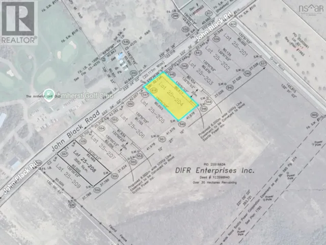Lot 25-204 John Black Road, East Amherst, Nova Scotia B4H3Y3