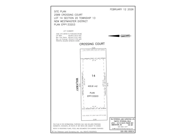 2589 CROSSING COURT, Abbotsford, British Columbia V4X1H4