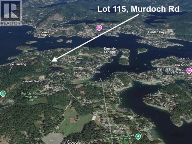 LOT 115 MURDOCH ROAD, Garden Bay, British Columbia V0N1S1