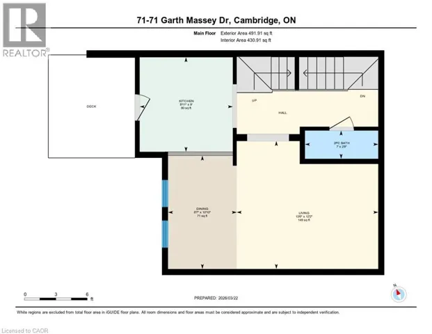 71 GARTH MASSEY Drive Unit# 71, Cambridge, Ontario N1T2G8