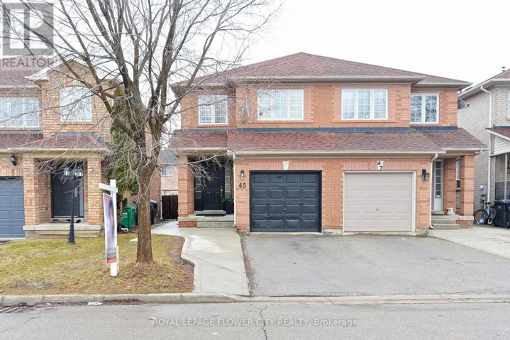 45 ROADMASTER LANE, Brampton (Fletcher's Meadow), Ontario L7A3A7