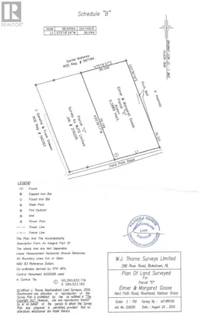 Parcel D Hard Path Road, Harbour Grace, Newfoundland & Labrador A0A3P0
