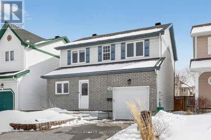 26 BENCHLAND STREET, Ottawa, Ontario K2J4E8