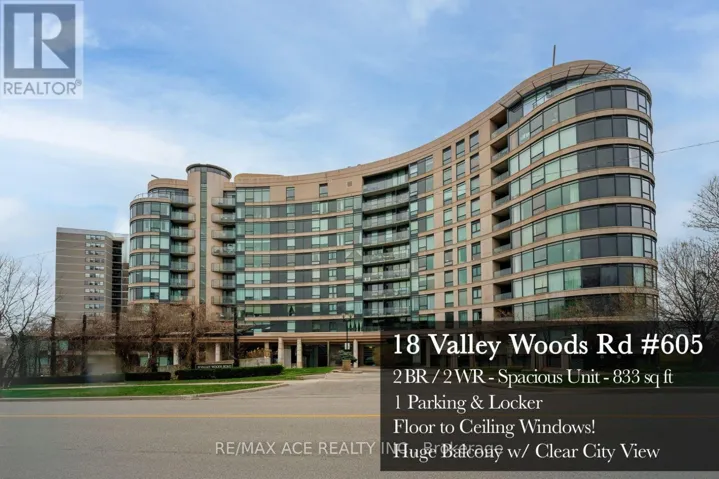 605 - 18 VALLEY WOODS ROAD, Toronto (Parkwoods-Donalda), Ontario M3A0A1