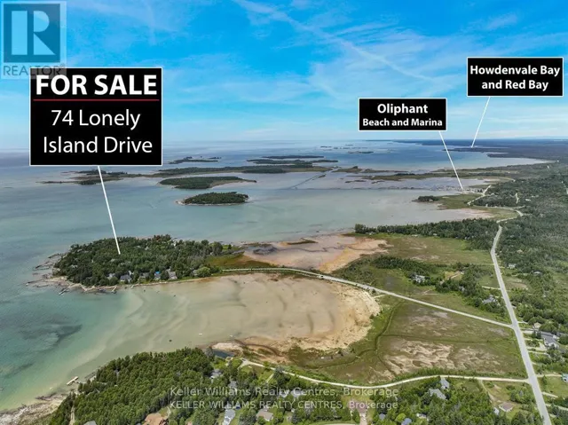 74 LONELY ISLAND DRIVE, South Bruce Peninsula, Ontario N0H2T0