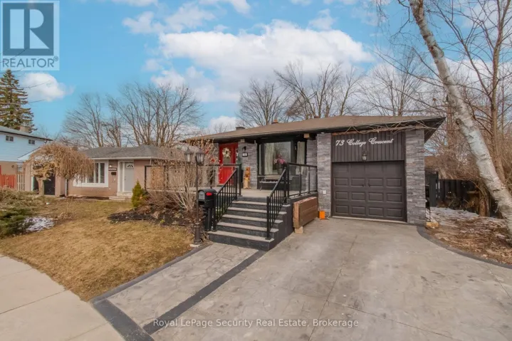 73 COLLEGE CRESCENT, Barrie (Grove East), Ontario L4M2W5