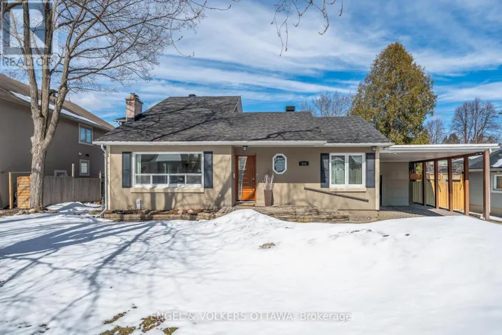 315 FROST AVENUE, Ottawa, Ontario K1H5J1