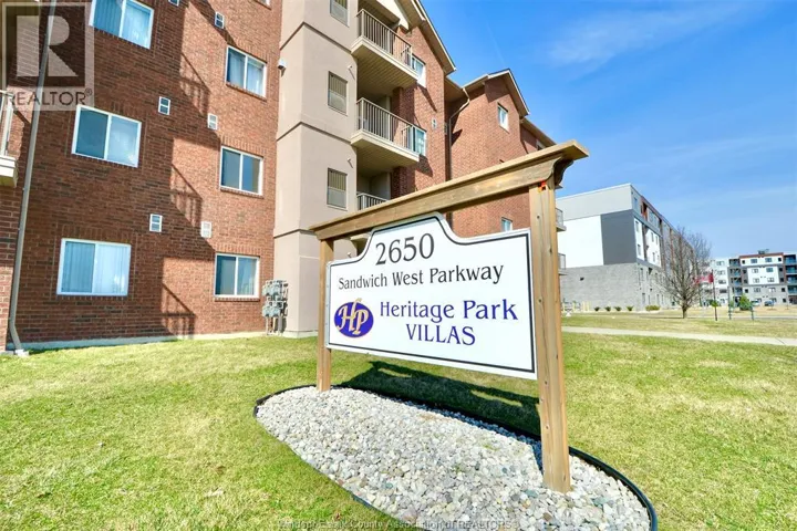 2650 SANDWICH WEST PARKWAY Unit# 107, LaSalle, Ontario N9H0A7