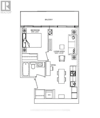 1706 - 8 EGLINTON AVENUE E, Toronto (Mount Pleasant West), Ontario M4P0C1