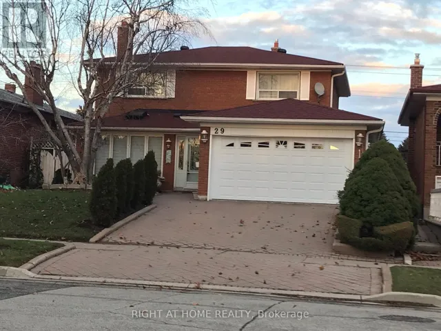 29 BRANTFORD DRIVE, Toronto (L'Amoreaux), Ontario M1W1E2