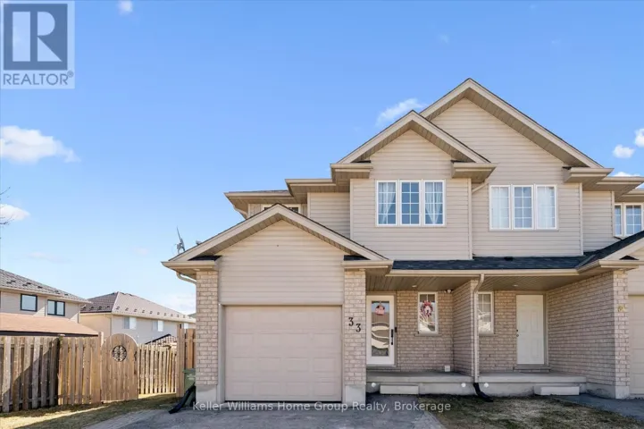 33 SANDCREEK LANE, Guelph (Grange Road), Ontario N1E7K9