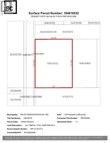 101 Deer Ridge DRIVE, Paddockwood Rm No. 520, Saskatchewan S0J0N0