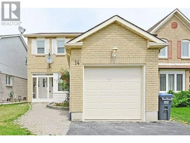 14 NUTMEG STREET, Brampton (Westgate), Ontario L6S4A8
