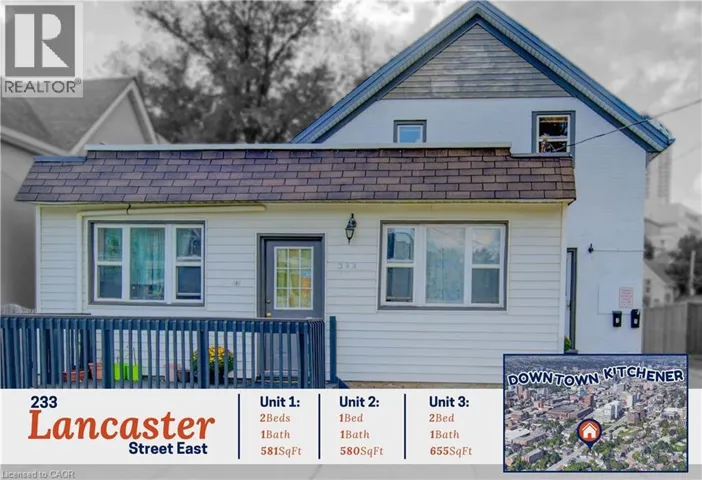 233 LANCASTER Street E, Kitchener, Ontario N2H1N5