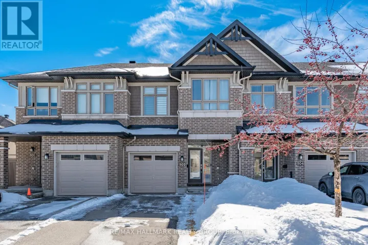 502 FEATHERFOIL WAY, Ottawa, Ontario K1W0J6