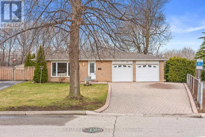 71 BELMONT DRIVE, Brampton (Avondale), Ontario L6T2K5