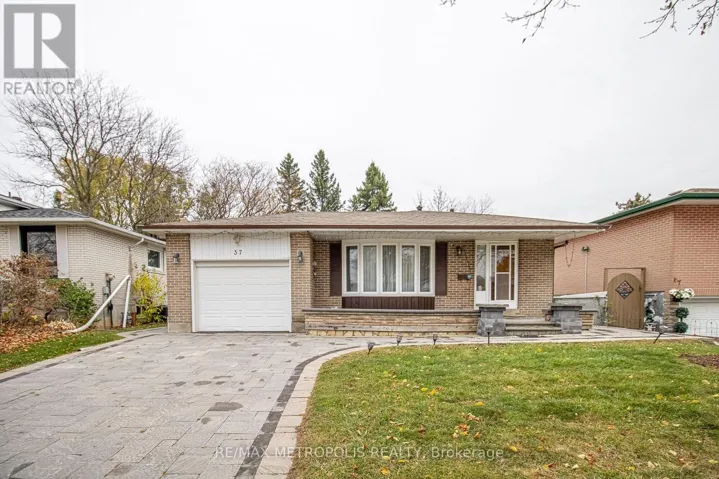 37 ALBACORE CRESCENT, Toronto (Woburn), Ontario M1H2L2