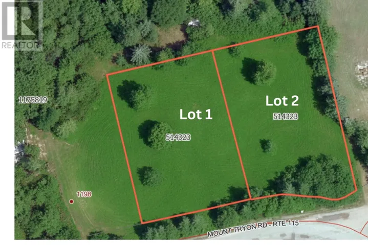 LOT 1 & 2 Mount Tryon Road, Mount Tryon, Prince Edward Island C0B1A0