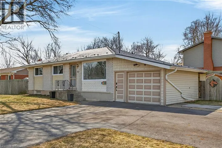 67 SUNSET Boulevard, Cambridge, Ontario N1S1A9