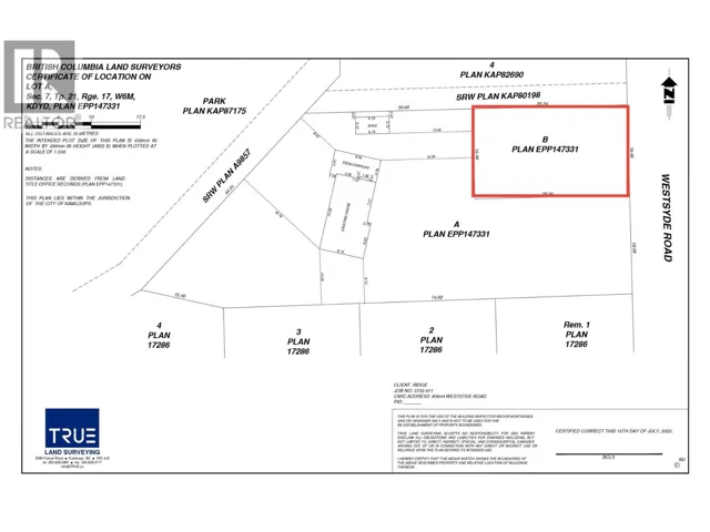 3650 Westsyde Road, Kamloops, British Columbia V2S5S3
