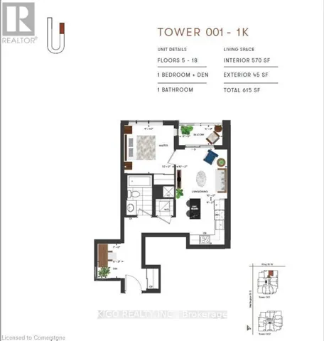 911 - 5 WELLINGTON STREET S, Kitchener, Ontario N2G0E3