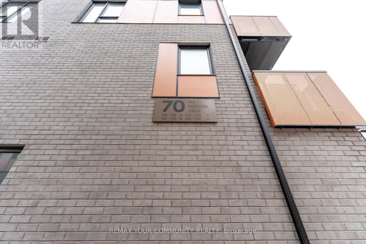 134 - 70 ALL NATIONS DRIVE, Brampton (Northwest Brampton), Ontario L7A5M4