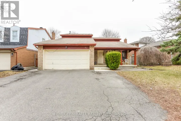 67 MASSEY STREET, Brampton (Central Park), Ontario L6S3A3
