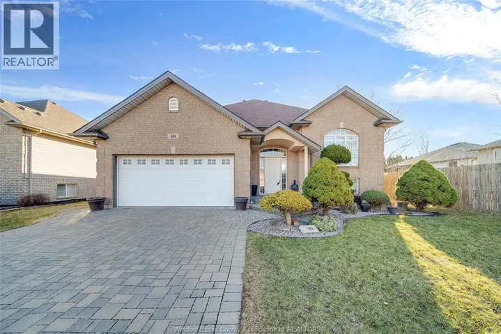 584 BELLAGIO DRIVE, Windsor, Ontario N8P1J9