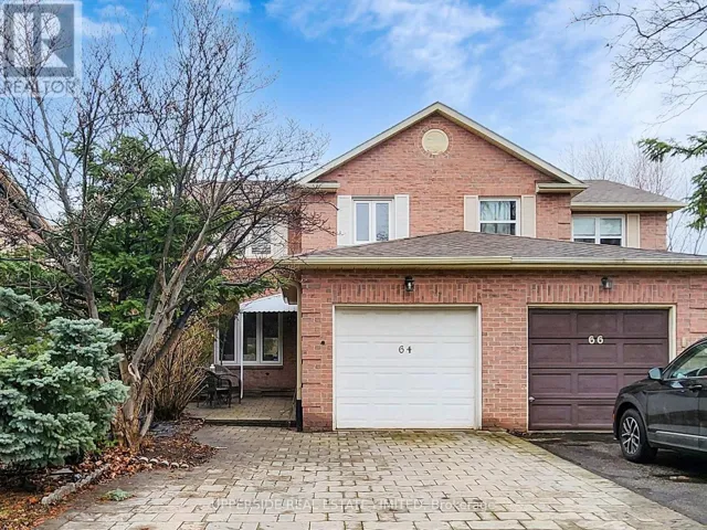 64 COLLEEN STREET, Vaughan (Crestwood-Springfarm-Yorkhill), Ontario L4J5G6