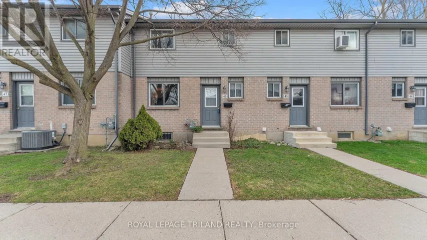 46 - 490 THIRD STREET, London East (East H), Ontario N5V4A2