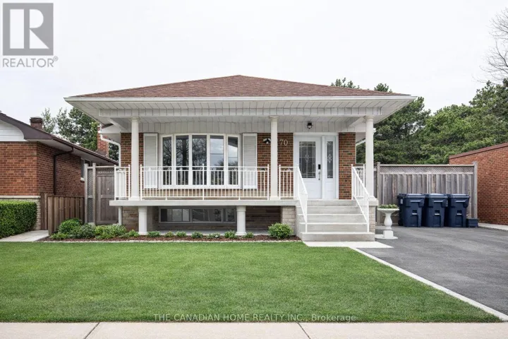 70 MORAINE HILL DRIVE, Toronto (Tam O'Shanter-Sullivan), Ontario M1T2A2