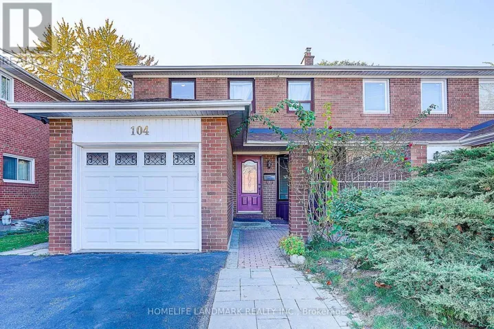 104 TANJOE CRESCENT, Toronto (Newtonbrook West), Ontario M2M1P7