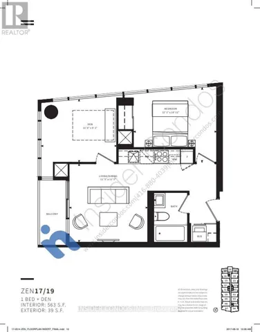 717 - 19 WESTERN BATTERY ROAD, Toronto (Niagara), Ontario M6K3S4