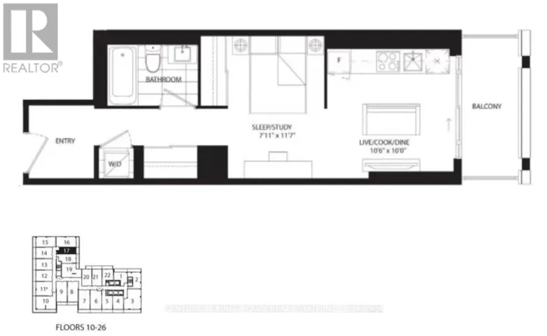 1217 - 20 EDWARD STREET, Toronto (Bay Street Corridor), Ontario M5G0C5