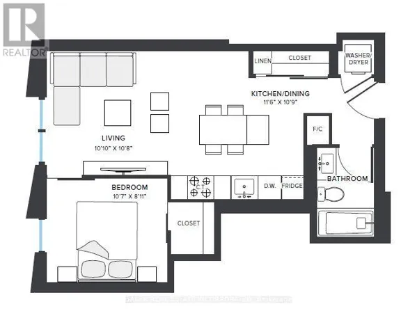 1003 - 181 MILL STREET, Toronto (Waterfront Communities), Ontario M5A1C8